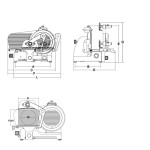 Αλλαντομηχανή Λεπίδα 250mm GIOTTO 250 BS1 SRM-GIOTTO 250 BS1